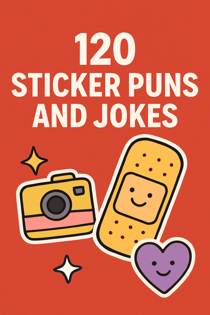 120 Sticker Puns and Jokes That Are Just Popping with Fun