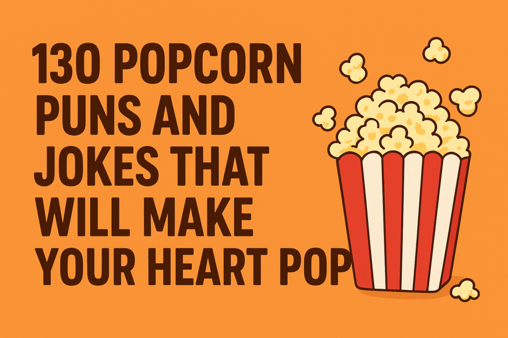 130 Popcorn Puns and Jokes That Will Make Your Heart Pop!