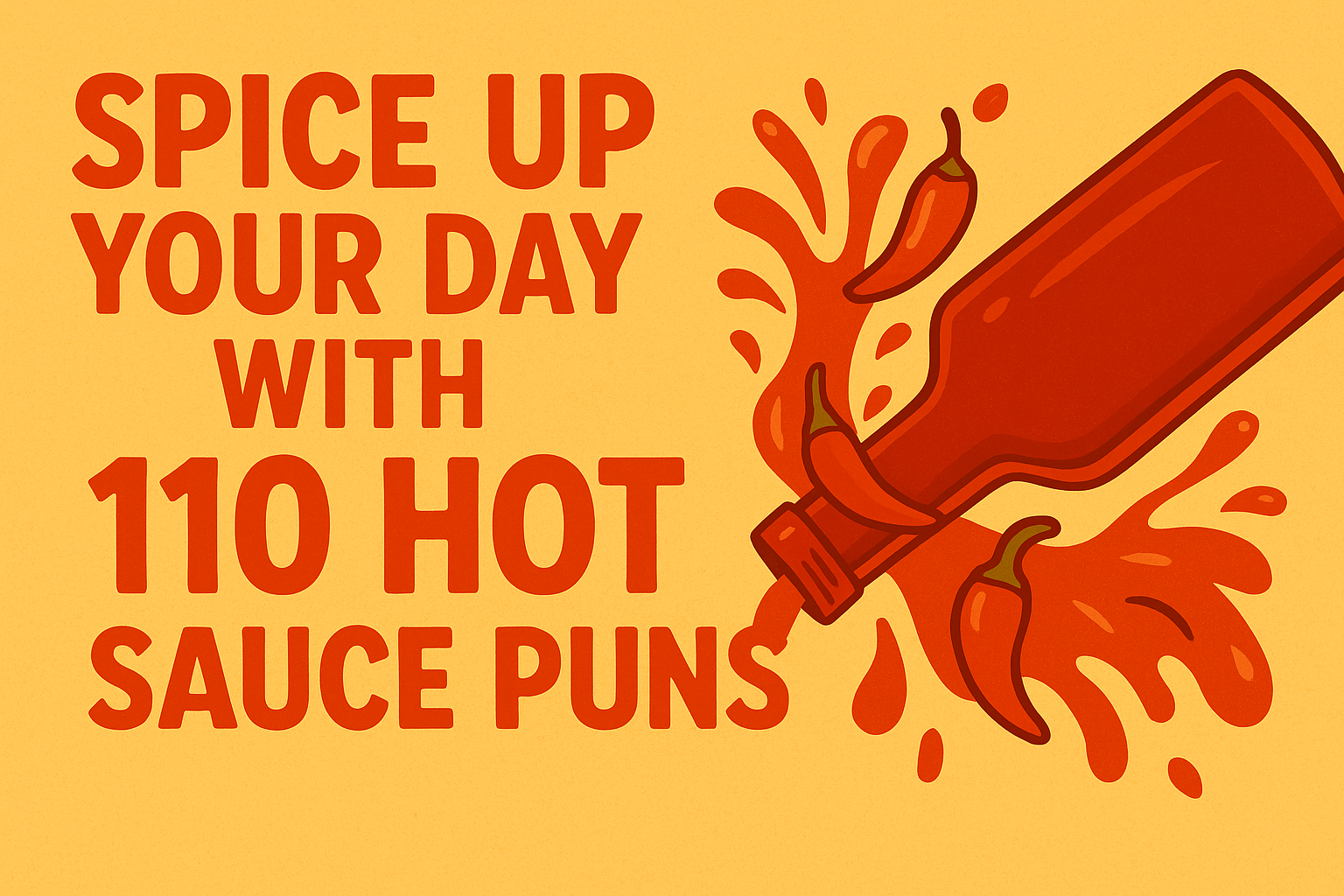 Spice Up Your Day with 110 Hot Sauce Puns