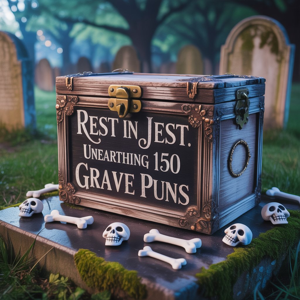 Rest in Jest: Unearthing 150 Grave Puns