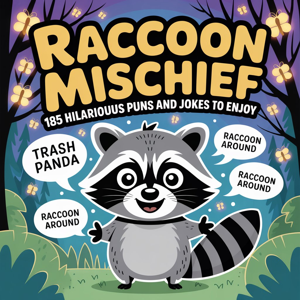 Raccoon Mischief: 185 Hilarious Puns and Jokes to Enjoy