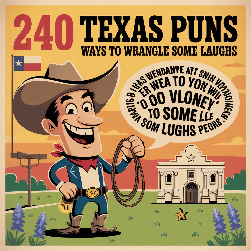 240 Texas Puns Ways to Wrangle Some Laughs